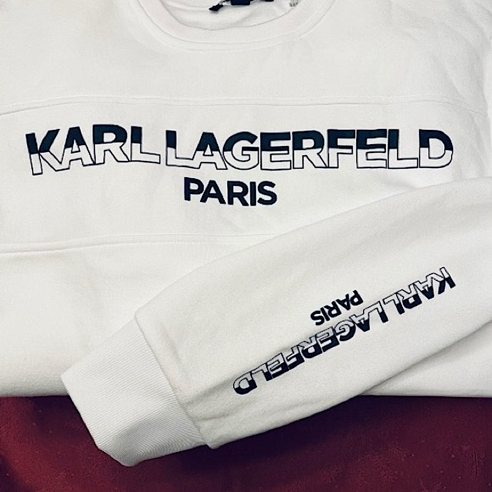 Karl Lagerfeld Paris Crew Sweatshirt XL Men’s Karl Lagerfeld Sweatshirt Crewneck